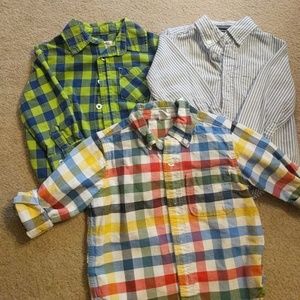 Boys button down shirt lot
